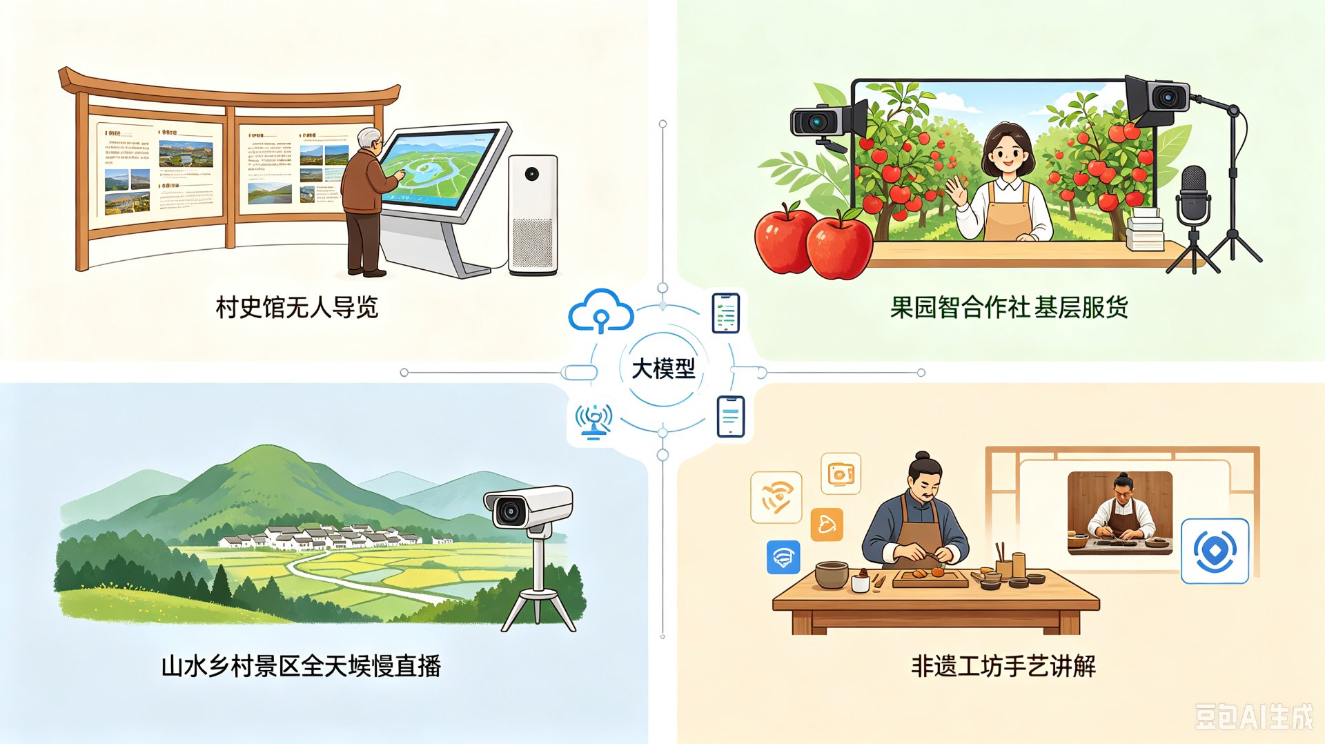 乡音智播四大落地场景
